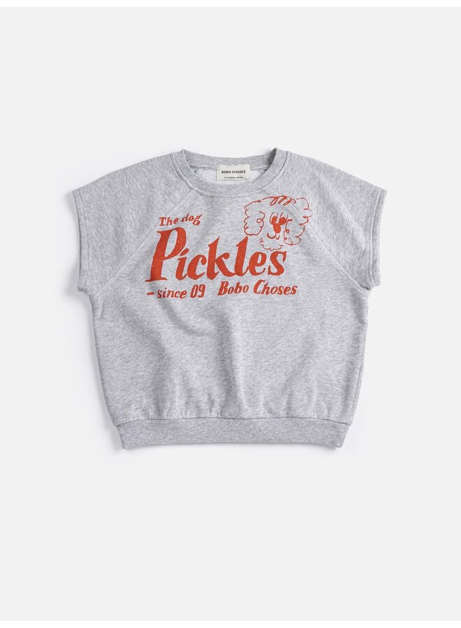 Pickles the Dog sleeveless Sweatshirt