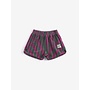Striped terry cloth shorts