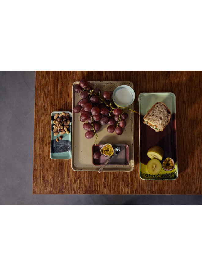 70s ceramics cake tray