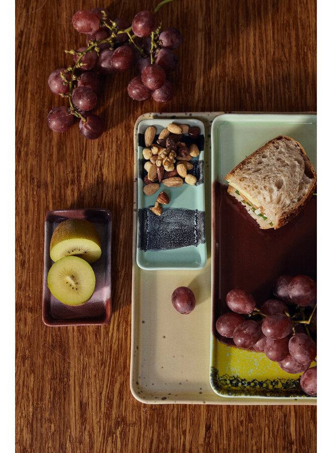 70s ceramics cake tray