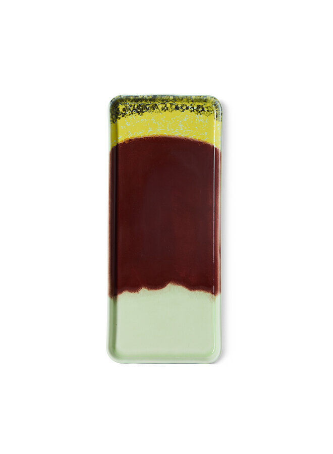 70s ceramics cake tray