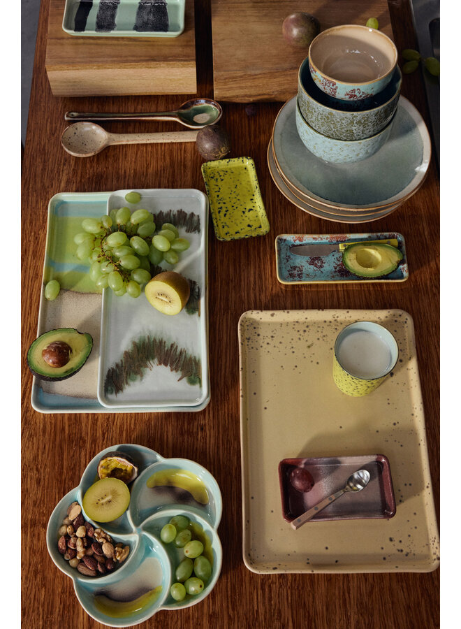 70s ceramics cake tray