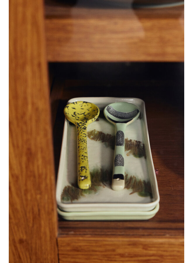 70s ceramics cake tray