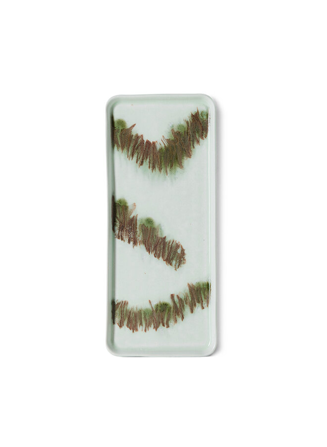 70s ceramics cake tray