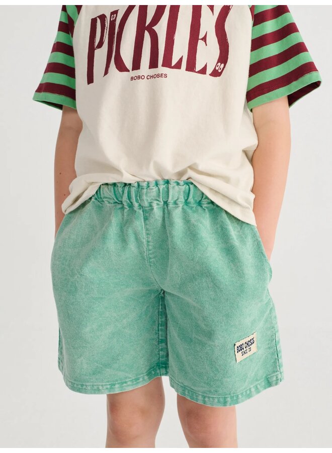 Since 09 woven bermuda shorts