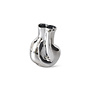 Gleam glassl Vase - chrome
