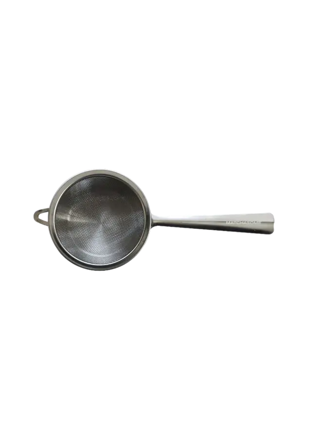Matcha sieve with saucer