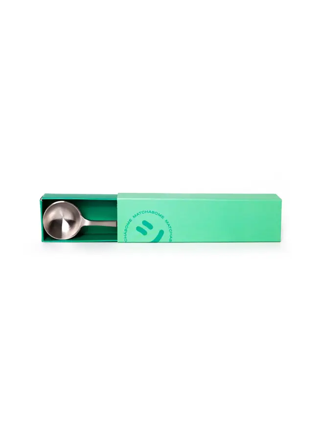 Stainless steel Matchasome spoon