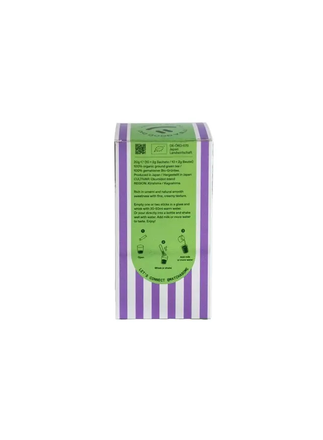 Bio ceremonial Matcha - singleserve sticks
