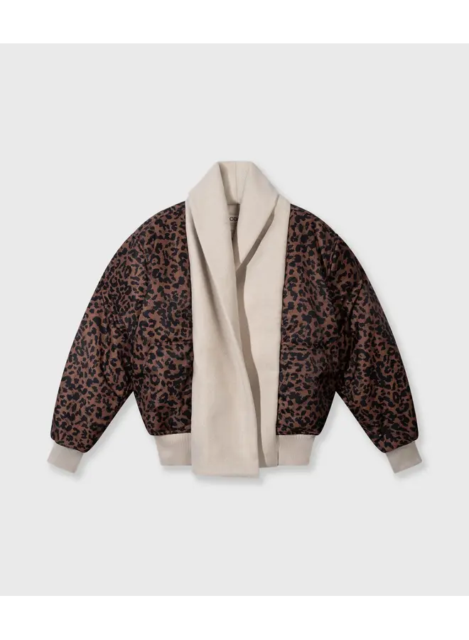 Reversible Bomber jacket – Leopard – Soft Kit