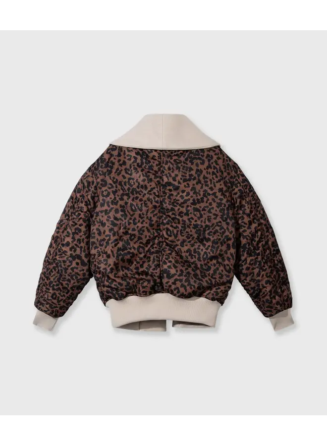 Reversible Bomber jacket – Leopard – Soft Kit