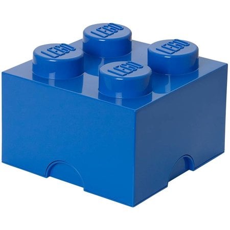 LEGO License LEGO Opbergbox: Brick 4 (6 ltr) - Blauw