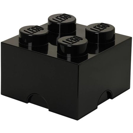 LEGO Opbergbox: Brick 4 (6 - zwart - SinQel.com