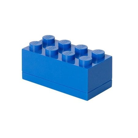 LEGO License LEGO Opbergbox: mini brick 8 blauw