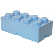 Opbergbox LEGO brick 8 licht blauw