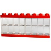 Opbergbox Lego: minifigs rood 16-delig