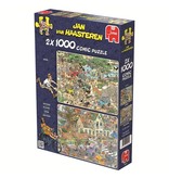 Jan van Haasteren Puzzel JvH: Safari & Storm 2x1000 stukjes