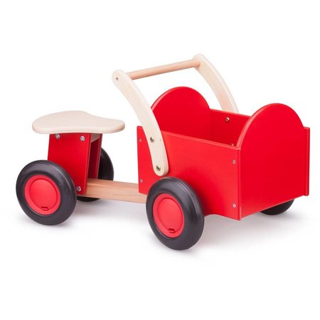 New Classic Toys Bakfiets New Classic Toys rood/blank 37x63x28 cm