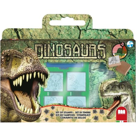 Non-License Stempelset luxe Dinosaurs: 12-delig