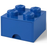 LEGO License Opberglade LEGO brick 4 blauw