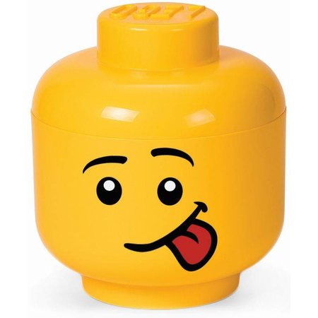 LEGO License Opbergbox LEGO head boy silly large