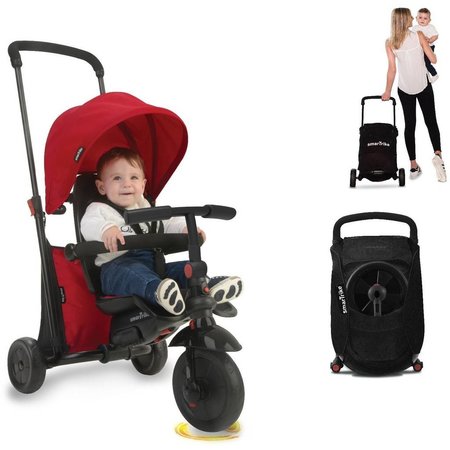 Driewieler SmarTrike Folding 400 Rood 7 in 1 - SinQel.com