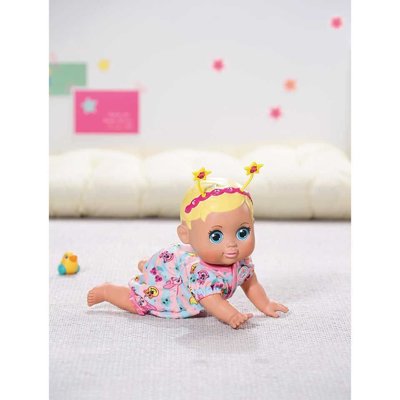 baby born funny faces crawling baby doll