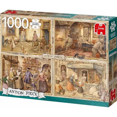 Anton Pieck Puzzel Anton Pieck: Bakkers uit 1900 1000 stukjes