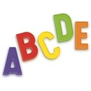 Quercetti Magneetbord Quercetti: hoofdletters ABC 48-delig