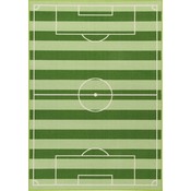 Vloerkleed Football: 140x80 cm