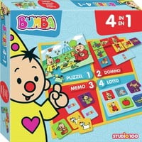 Spel 4 in 1 Bumba: o.a. memory/domino
