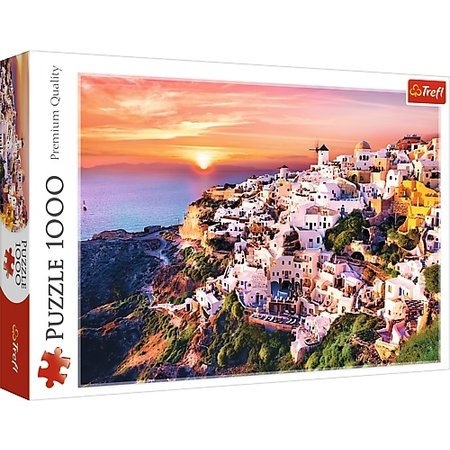 Trefl Puzzel Zonsondergang Santorini: 1000 stukjes