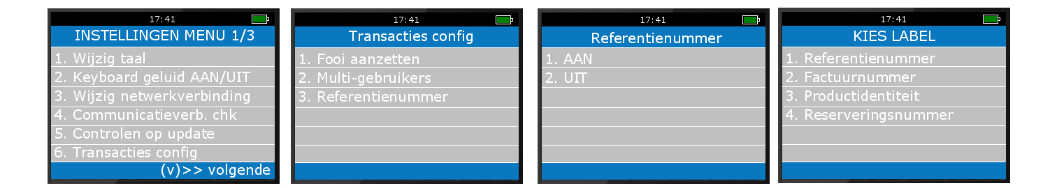 het aanzetten van een referentie zoals een factuurnummer bij een betaling op een betaalautomaal is heel eenvoudig.