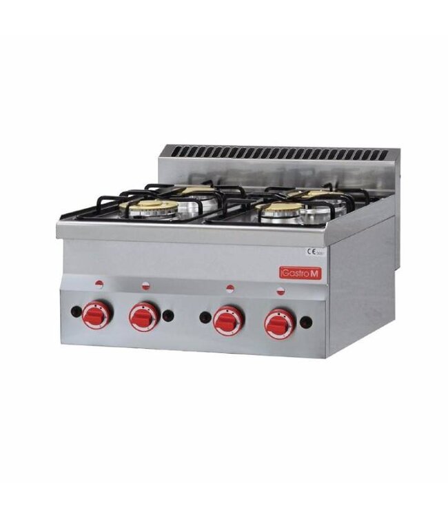 Gasfornuis tafelmodel Gastro M 600 - 4 branders - aardgas