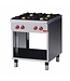 Gastro M Gasfornuis Gastro M 650 - 4 branders - open onderstel - aardgas