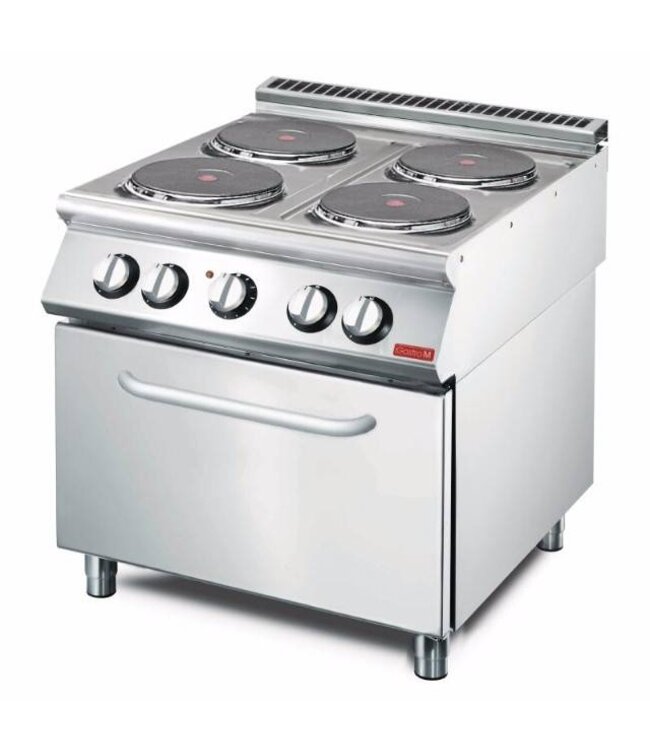 Elektrisch fornuis Gastro M 700 - 4 kookplaten - met oven
