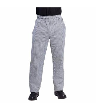 Whites Koksbroek Vegas - zwart wit geruit - M-XL