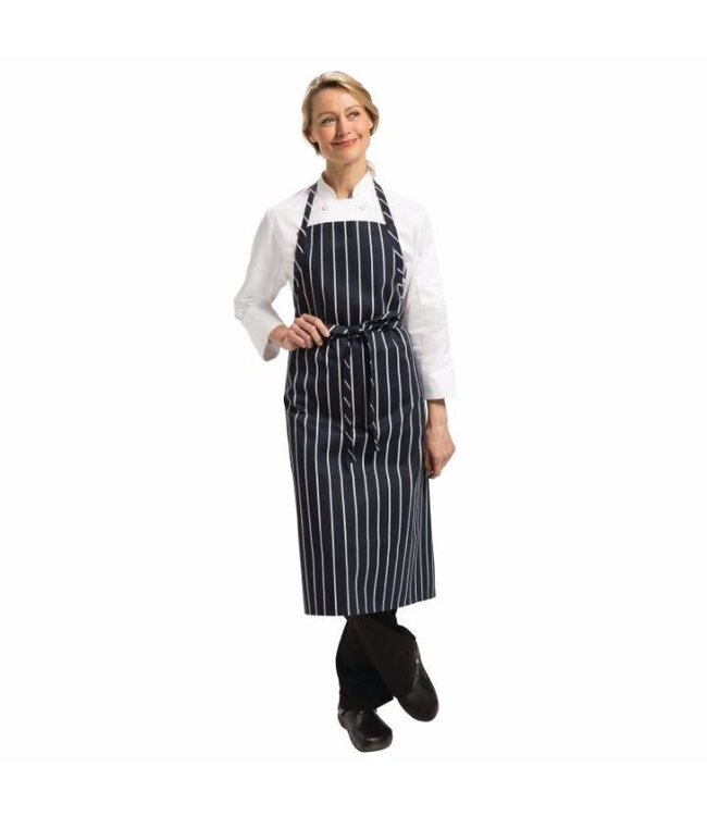 Halterschort Chef - blauw wit