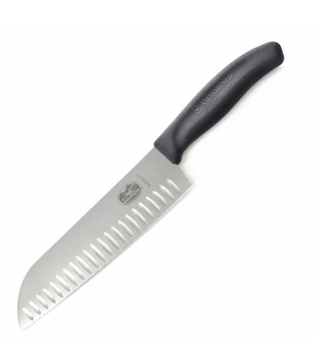 Santoku mes gegolfd Fibrox - 17cm