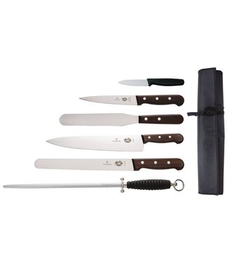 Victorinox Messenset Victorinox - 6 delig met 25cm koksmes