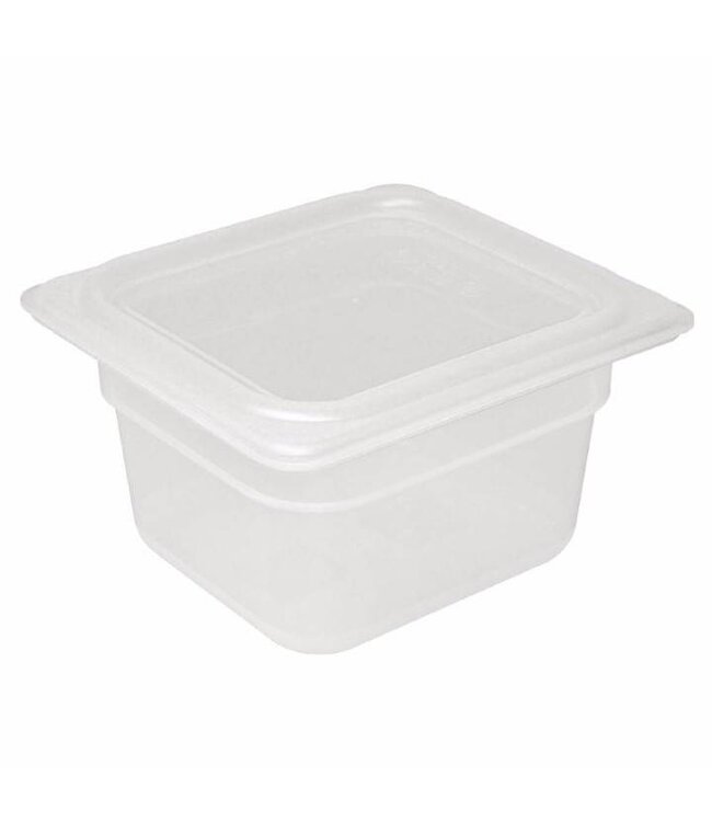 Gastronormbak Polypropeen - 1/6GN 100mm - 4 stuks