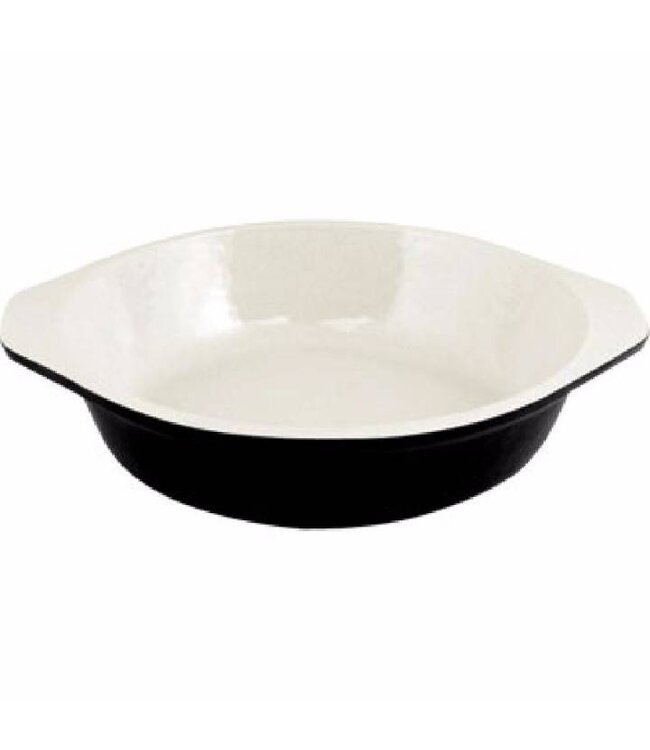 Vogue Ronde gratineerschaal - gietijzer - Ø19cm - zwart