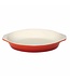 Vogue Ovale gratineerschaal - gietijzer - Ø195x140mm - oranje