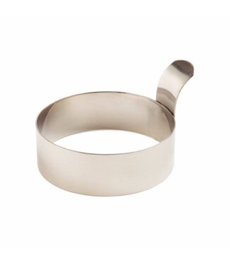 Eierbakring RVS - met handvat - Ø7,5cm