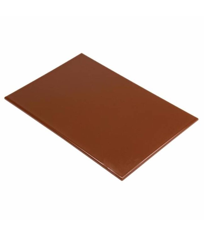 Snijplank HDPE - 45x30x1,2cm - bruin