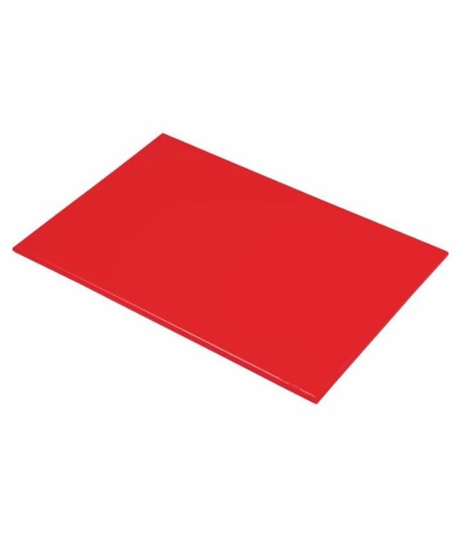 Hygiplas Snijplank HDPE - 60x45x1,2cm - rood