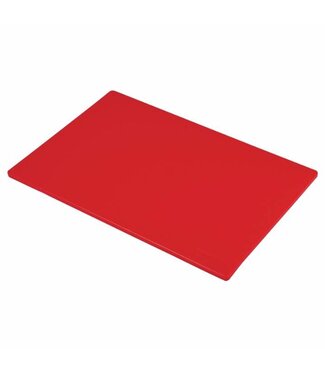 Hygiplas Kleurcode snijplank - rood - 45x30x1,2cm