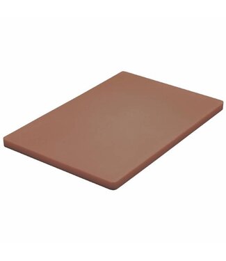 Hygiplas Kleurcode snijplank - bruin - 45x30x2cm