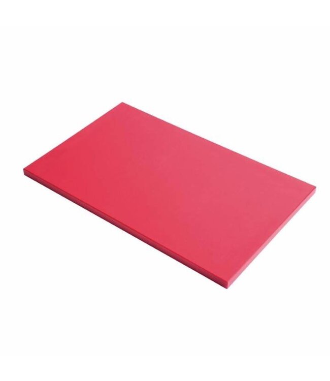 Snijplank Gastro - 1/2GN - rood - glad