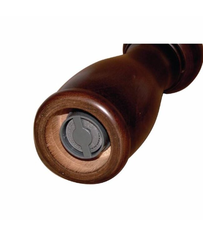 Peper of zoutmolen - donker hout Olympia - 15cm